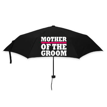 Mother of the groom - Umbrella (small) - black - Front