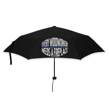 drôles d’artisans conçoivent des t-shirts de charpentier fille - Parapluie standard - noir - Devant