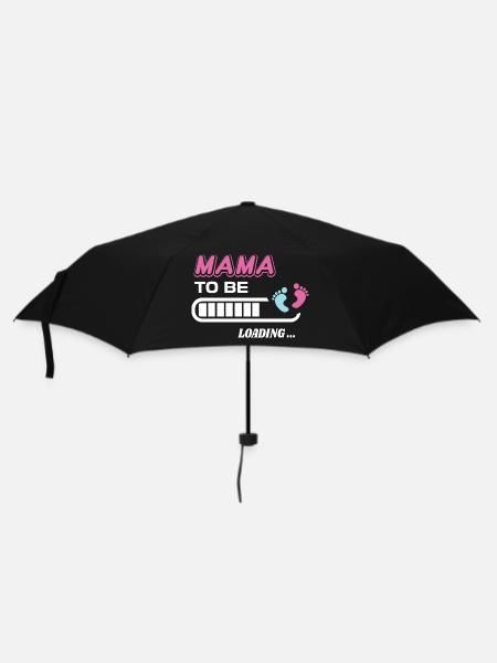 Mama to be loading birth gift - Umbrella (small) - black