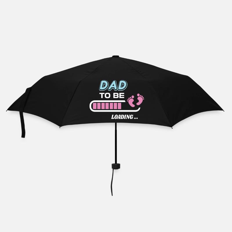 zukünftiger Vater. Warten Sie auf Geburtsgeschenk - Regenschirm (klein) - Schwarz