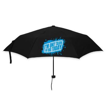 only talking to dog - Umbrella (small) - black - Front