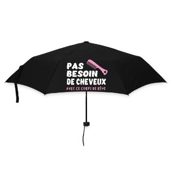Pas besoin de cheveux avec ce corps de rêve - Parapluie standard - noir - Devant