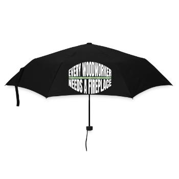 Lumber Carpenter Jokes Carpenter Work Tshirts - Umbrella (small) - black - Front