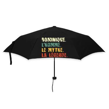 Dominique l homme le mythe la légende - Parapluie standard - noir - Devant