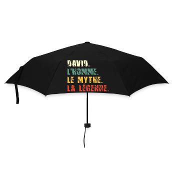 David l homme le mythe la légende - Parapluie standard - noir - Devant
