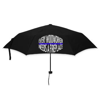 Chop wood woodworker a carpenters prayer tshirts - Umbrella (small) - black - Front
