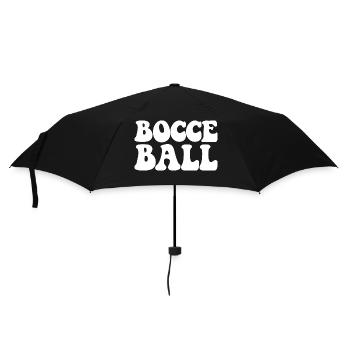 Bocce Quote Bocce Ball with Jack Bocci Game Bocce - Umbrella (small) - black - Front