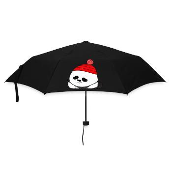Paresseux Noël mignon drôle paresseux animal 01 - Parapluie standard - noir - Devant