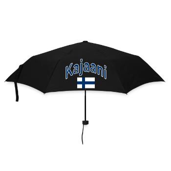 Kajaani Finland flag - Umbrella (small) - black - Front
