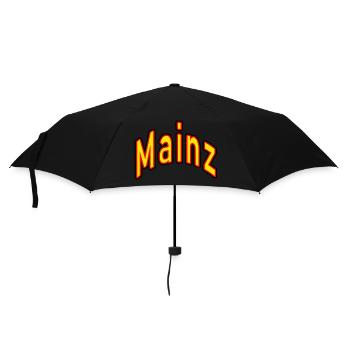 Mainz - Regenschirm (klein) - Schwarz - Vorne