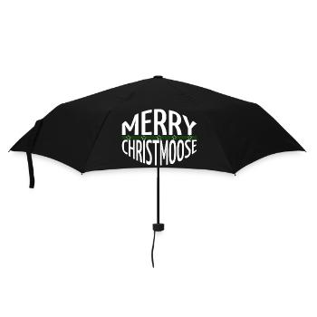 dino wild canadian moose birthday present idea - Regenschirm (klein) - Schwarz - Vorne