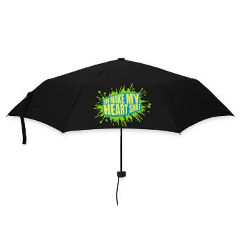Faire sourire mon cœur - Parapluie standard - noir - Devant