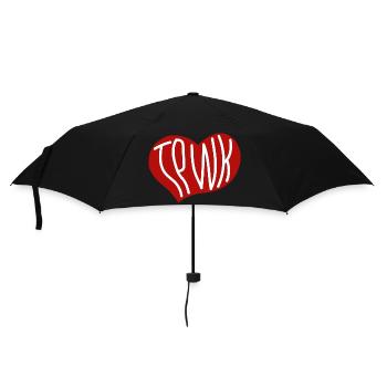 TPWK - Regenschirm (klein) - Schwarz - Vorne