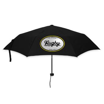 RUGBY-BALL - Regenschirm (klein) - Schwarz - Vorne