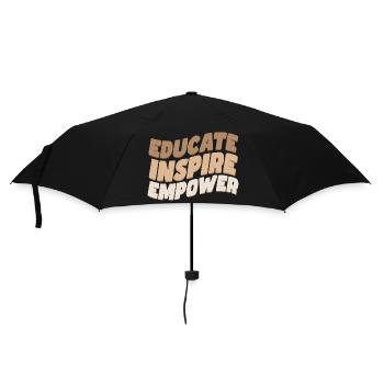 Educate Inspire Empower - Umbrella (small) - black - Front