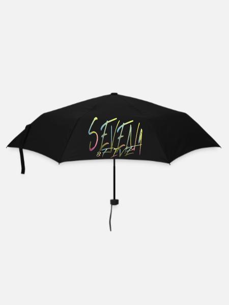 Seven4 8Five - Regenschirm (klein) - Schwarz