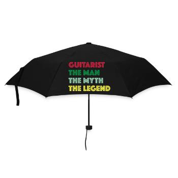 Le guitariste, l’homme, le mythe, la légende - Parapluie standard - noir - Devant