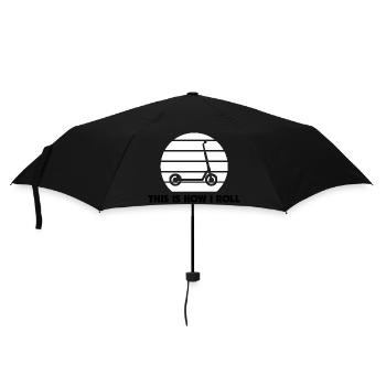 E-Scooter Roller Scooter - Umbrella (small) - black - Front