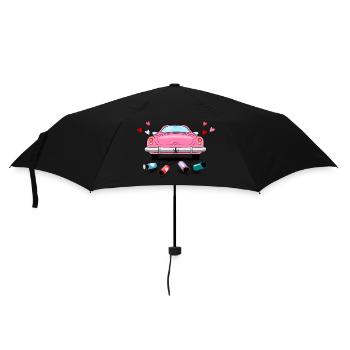 Wedding Car Pink Wedding - Umbrella (small) - black - Front