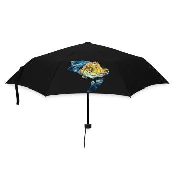 Pêche Pêche Pêcheurs Pêche Hameçons - Parapluie standard - noir - Devant