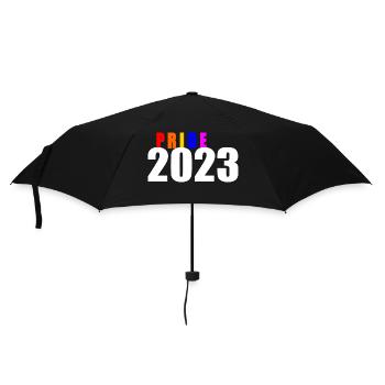 Pride 2023 - Regenschirm (klein) - Schwarz - Vorne