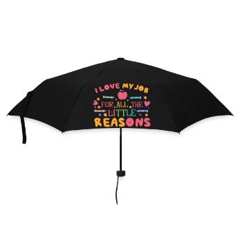 Maternelle - Parapluie standard - noir - Devant