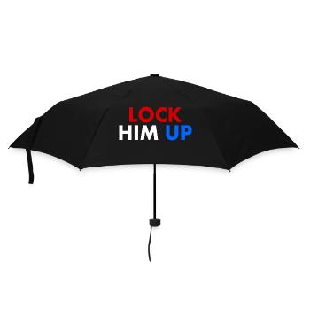 Lock him up - Regenschirm (klein) - Schwarz - Vorne