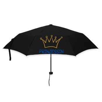 PRINZESSIN 1 - Regenschirm (klein) - Schwarz - Vorne