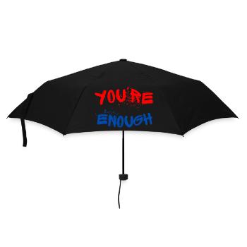 Expressive graffiti designs with splashes of paint - Umbrella (small) - black - Front