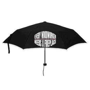 menuisier de menuiserie meilleur charpentier - Parapluie standard - noir - Devant