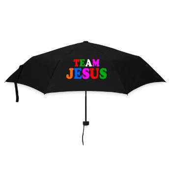 Team jesus - Umbrella (small) - black - Front