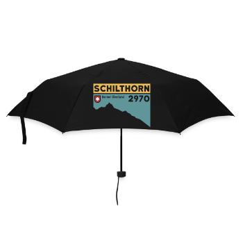 Schilthorn Randonnée Randonnée Ski Oberland bernois - Parapluie standard - noir - Devant