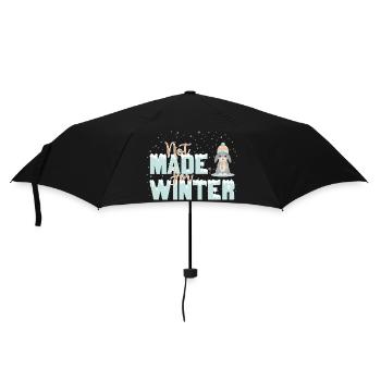 Pas fait pour l’hiver - Parapluie standard - noir - Devant
