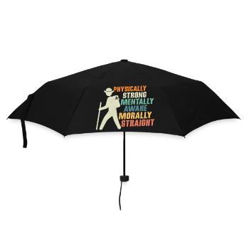 Scout Strength: Physical, Mental, Moral Tee - Umbrella (small) - black - Front