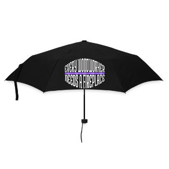 Charpentier Fille T-shirts - Parapluie standard - noir - Devant