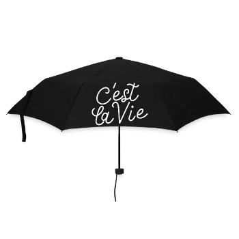 C'est la vie - Parapluie standard - noir - Devant