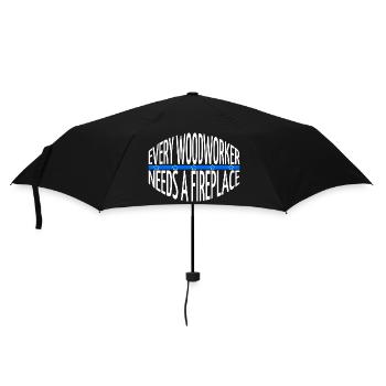 Lets Play Carpenter Tshirts Arboriculture - Umbrella (small) - black - Front