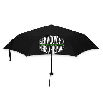 Present Union Carpenter Tshirts Felling - Umbrella (small) - black - Front