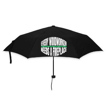 cool drôle artisans design amateurs forestier - Parapluie standard - noir - Devant