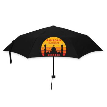 Ramadan Kareem Sunset Colors - Regenschirm (klein) - Schwarz - Vorne