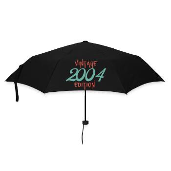 Jahrgang 2004 Ausgabe - Regenschirm (klein) - Schwarz - Vorne