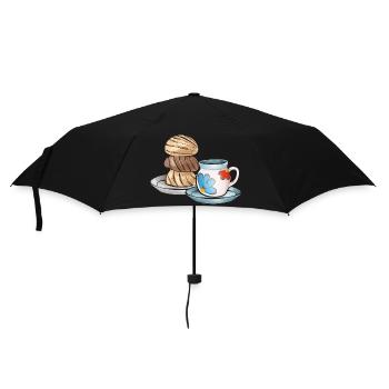 Concha Hispanique Mexicain Pan Dulce - Parapluie standard - noir - Devant