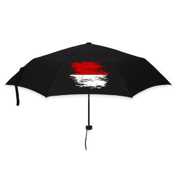 Drapeau indonésien utilisé - Parapluie standard - noir - Devant