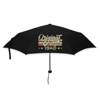 August 1940 Birthday August 1940 - Original 1940 - Umbrella (small) - black - Front