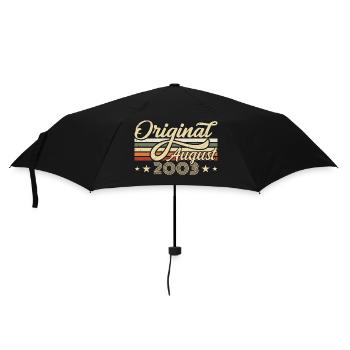 August 2003 birthday August 2003 - Original 2003 - Umbrella (small) - black - Front