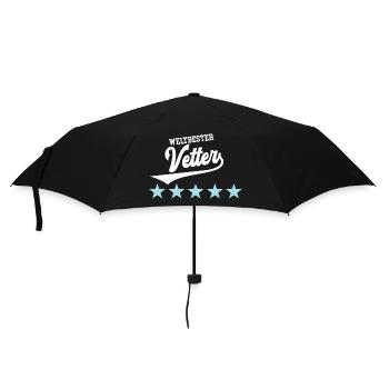 Vetter Beste Vettern Patenkinder Cousin Patensohn - Regenschirm (klein) - Schwarz - Vorne