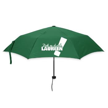 Gift for Laureen - Umbrella (small) - bottlegreen - Front