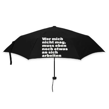 WHO DOESN'T LIKE ME - Umbrella (small) - black - Front
