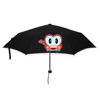 Heart Car - Umbrella (small) - black - Front