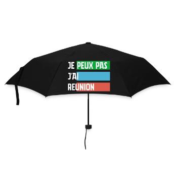 Ich kann keine Besprechung abhalten - Regenschirm (klein) - Schwarz - Vorne